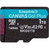 Kingston Canvas Go! Plus microSDXC 1 TB geheugenkaart Zwart, Class 10, UHS-I U3, V30, A2