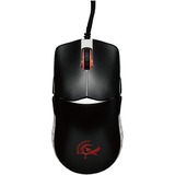 Ducky Feather Black & White gaming muis Zwart/wit, 400 - 16.000 dpi, Omron D2FC-F-K Microswitch, ARGB leds