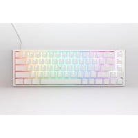 Ducky One 3 Classic Pure White SF, toetsenbord Wit, US lay-out, Cherry MX Blue, RGB led, Double-shot PBT, Hot-swappable, QUACK Mechanics, 65%