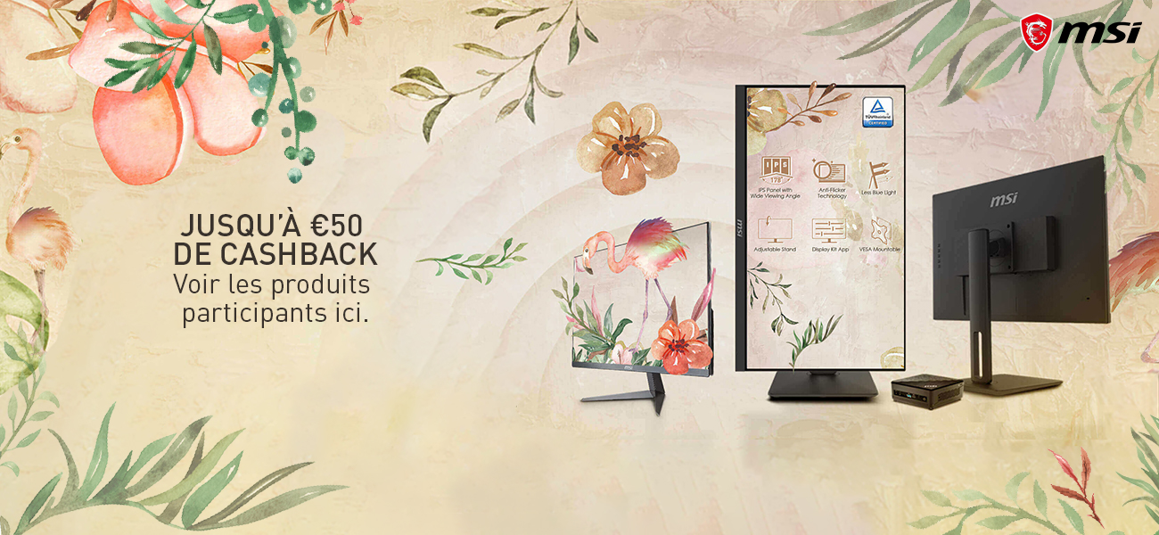 MSI Cashback headerbanner