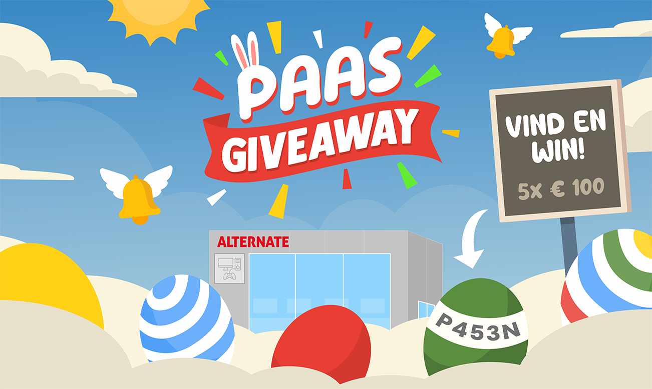 Doe mee met onze paasgiveaway en maak kans op een ALTERNATE cadeaubon t.w.v. 100 euro!