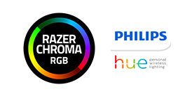 Philips Hue en Razer Chroma logo