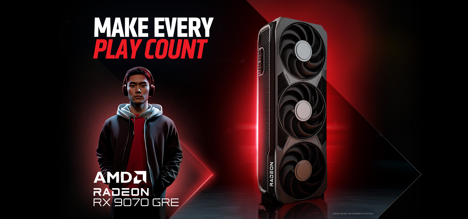 AMD Radeon™ RX 9070 GRE