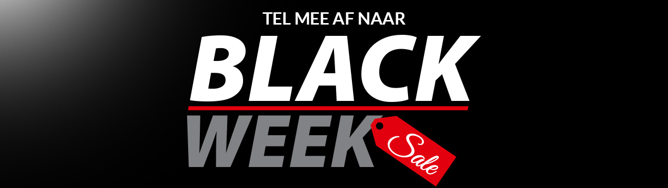 Tel mee af naar Black Week!