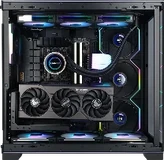 ALTERNATE gaming pc met watercooling en drievoudige videokaart van binnenuit