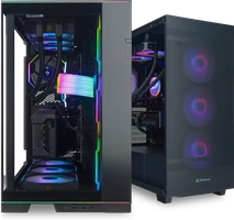 ALTERNATE gaming pc met glazen zijpaneel en RGB-verlichting