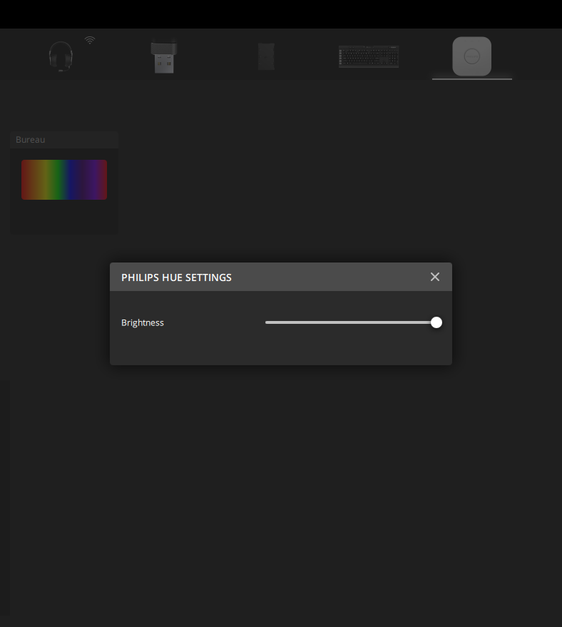 iCUE Device Settings iCUE device settings