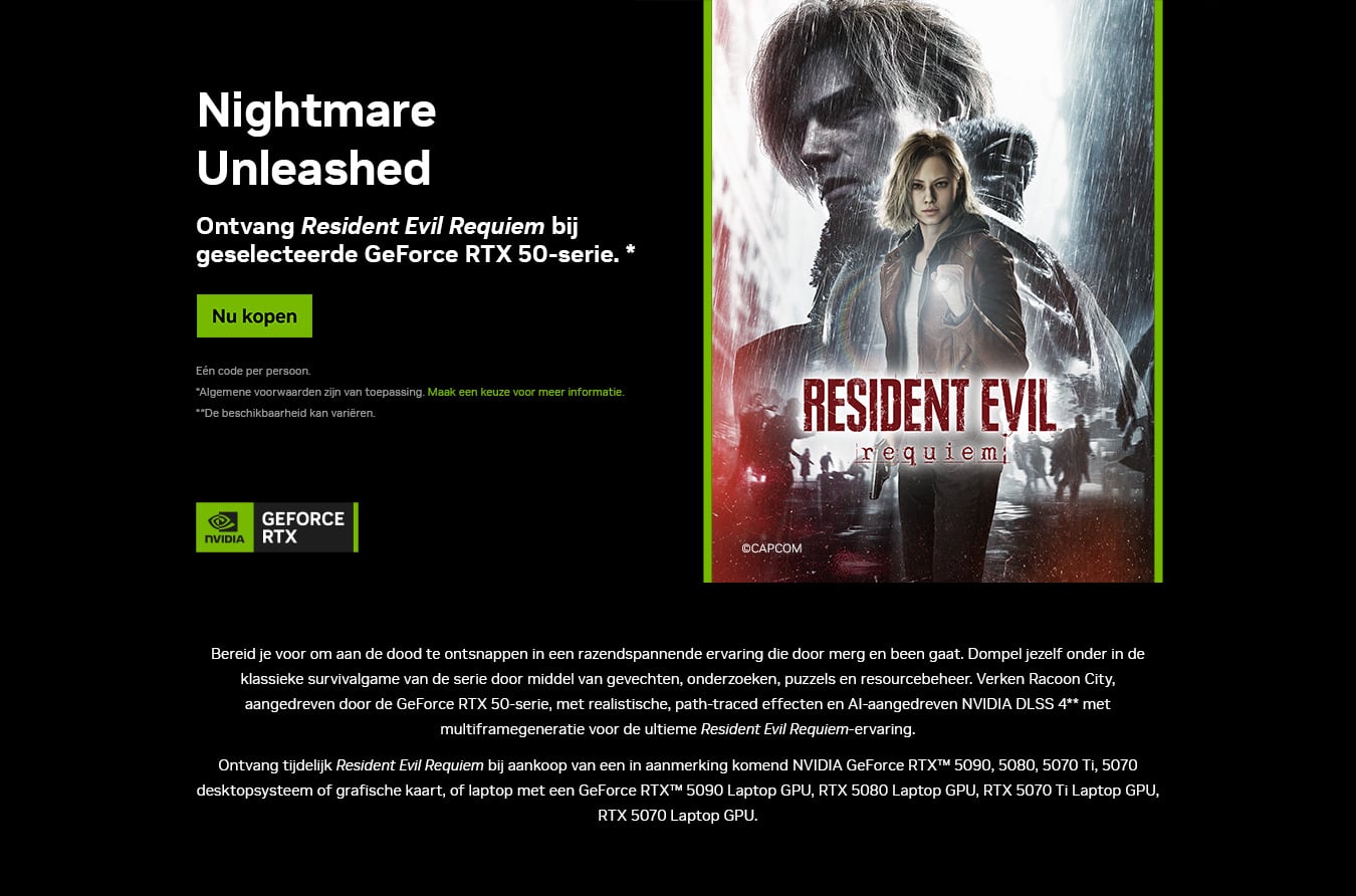 Ontvang Arc Raiders bij geselecteerde producten uit de GeForce RTX 50-serie