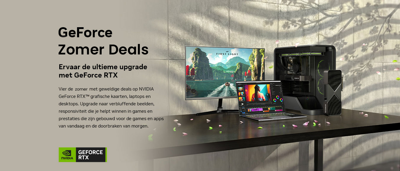 GeForce Lente Deals, ervaar de ultieme upgrade met NVIDIA GeForce RTX