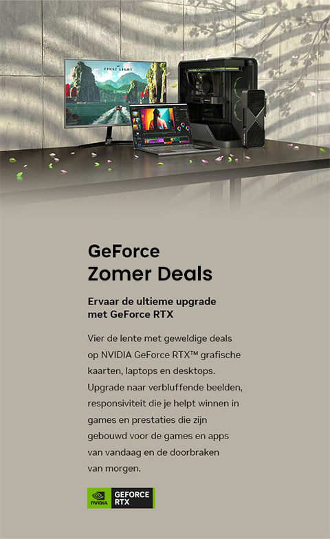 GeForce Lente Deals, ervaar de ultieme upgrade met NVIDIA GeForce RTX