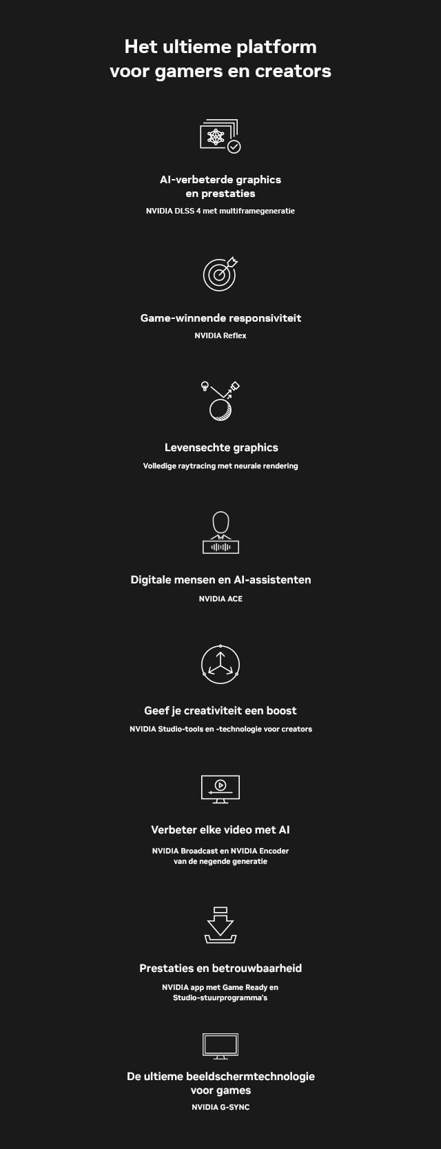 Het ultieme platform voor gamers en creators met NVIDIA GeForce RTX
