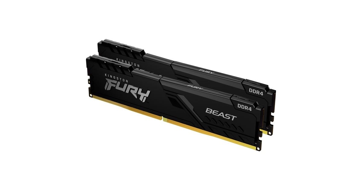 Kingston FURY 32 GB DDR4-3200 (2x 16 GB) Kit werkgeheugen Zwart