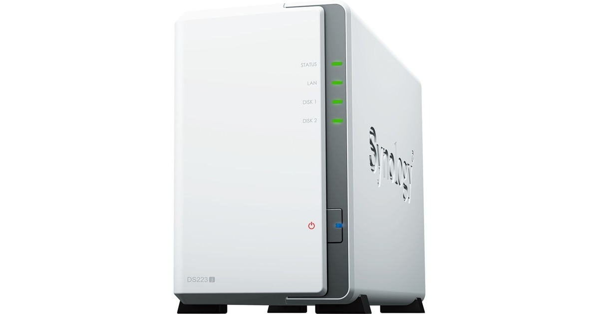 Synology DiskStation DS223j nas Wit, 2x USB 3.2 Gen 1