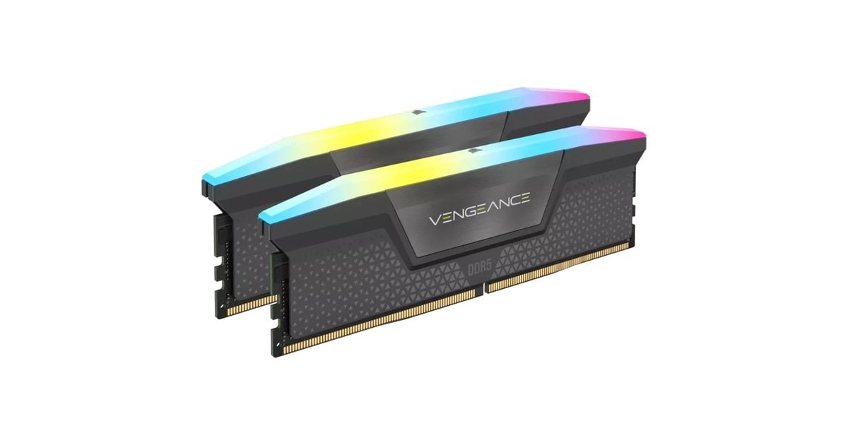 Corsair 32 GB DDR5-6000 (2x 16 GB) Kit werkgeheugen Grijs