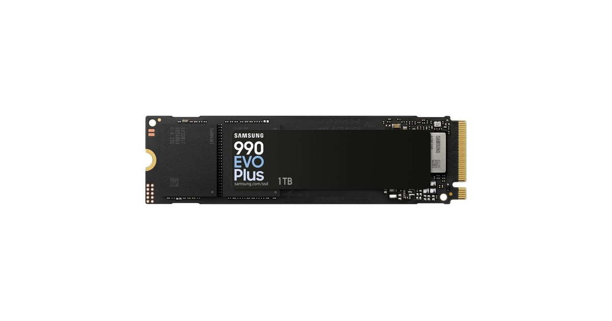 Samsung 990 EVO Plus 1 TB SSD MZ-V9S1T0BW, PCIe 4.0 x4 / 5.0 x2