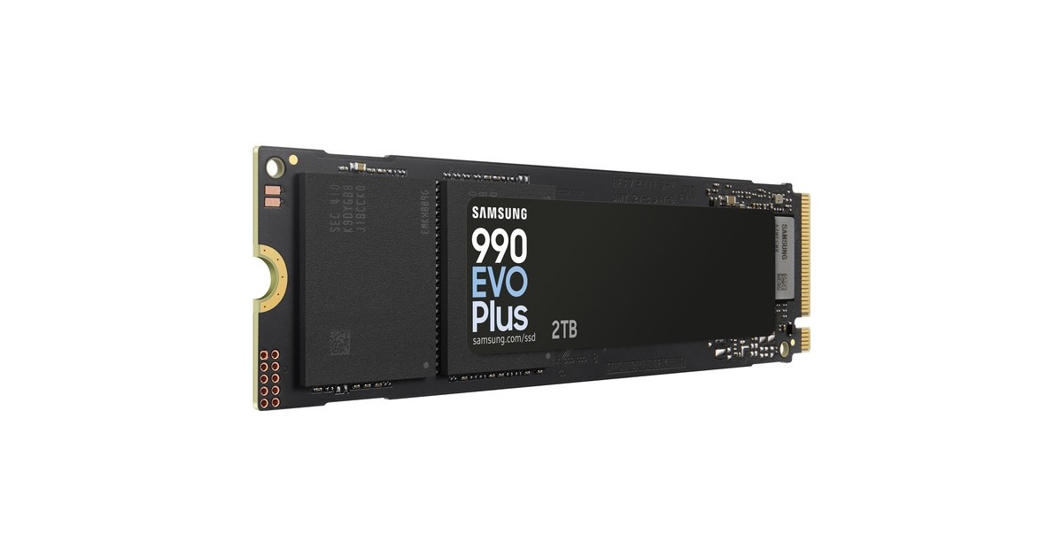 Samsung 990 EVO Plus 2 TB SSD MZ-V9S2T0BW, PCIe 4.0 x4 / 5.0 x2