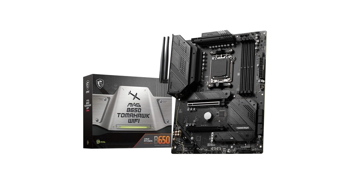 MSI MAG B650 TOMAHAWK WIFI socket AM5 moederbord Zwart, RAID, 2.5