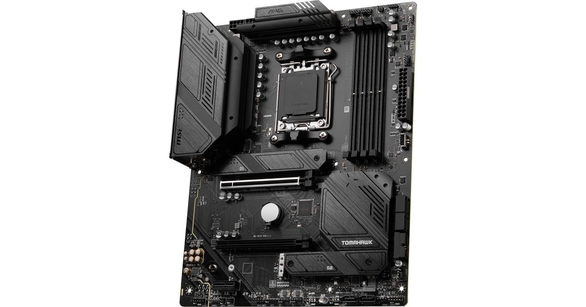 MSI MAG B850 TOMAHAWK MAX WIFI II Motherboard - Supports AMD Ryzen 9000 8000 7000 Processors, AM5-80A SPS VRM, DDR5 Memory Boost up to 8400 MT s OC, PCIe 5.0 x16, M.2