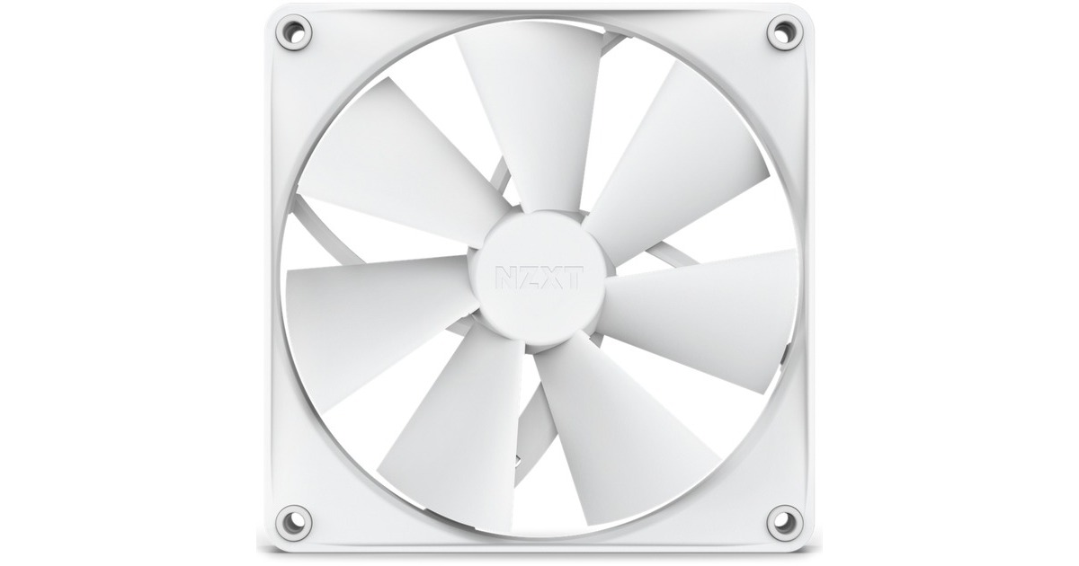 NZXT F140P PWM Airflow 140x140x26 case fan Wit, 4pin PWM aansluiting