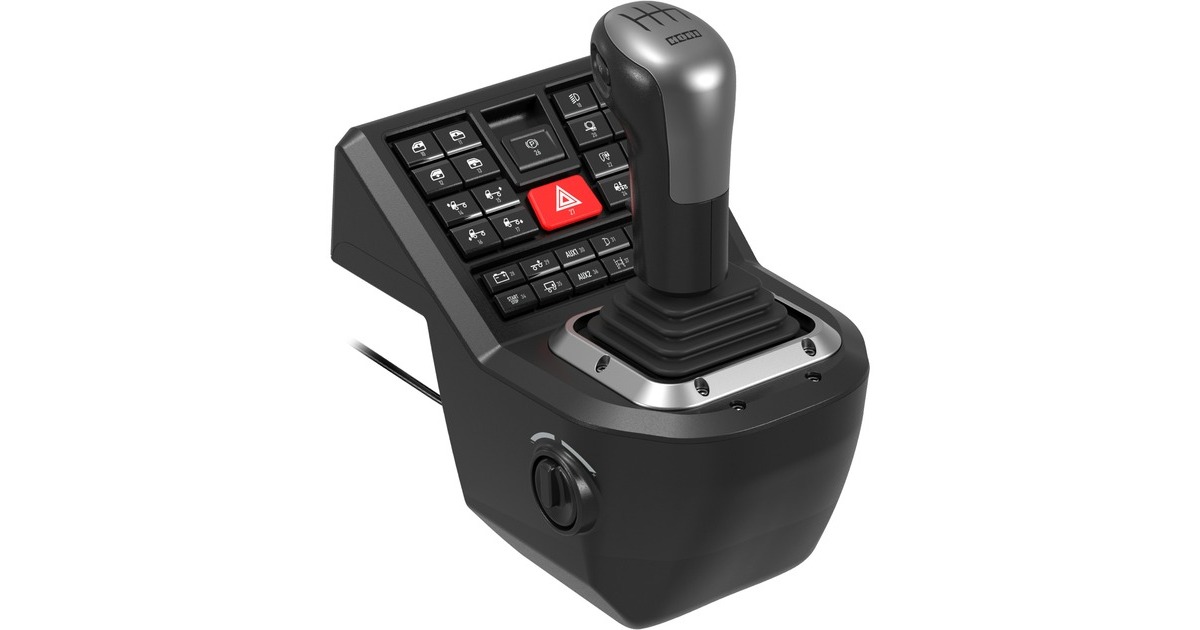 HORI Force Feedback Truck Control System simulatorset Zwart/zilver