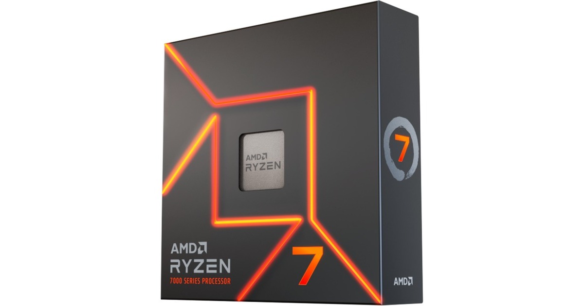 AMD Ryzen 7 7700X, 4,5 GHz (5,4 GHz Turbo Boost) socket AM5