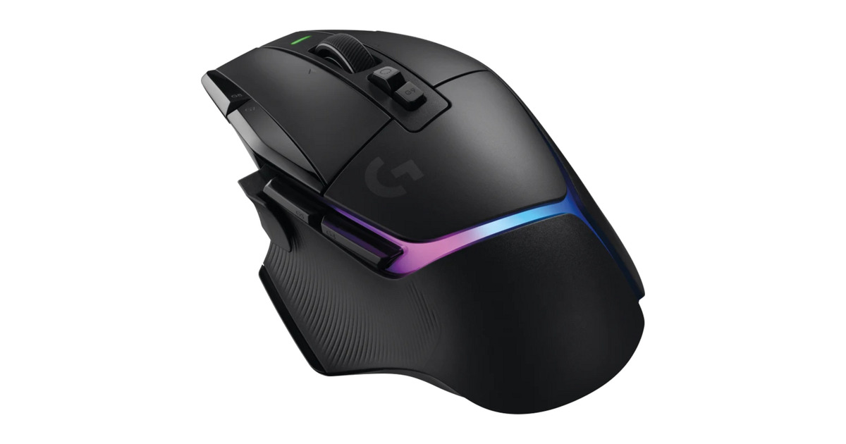 Logitech G G502 X PLUS LIGHTSPEED gaming muis Zwart, 100 - 25.600 dpi ...
