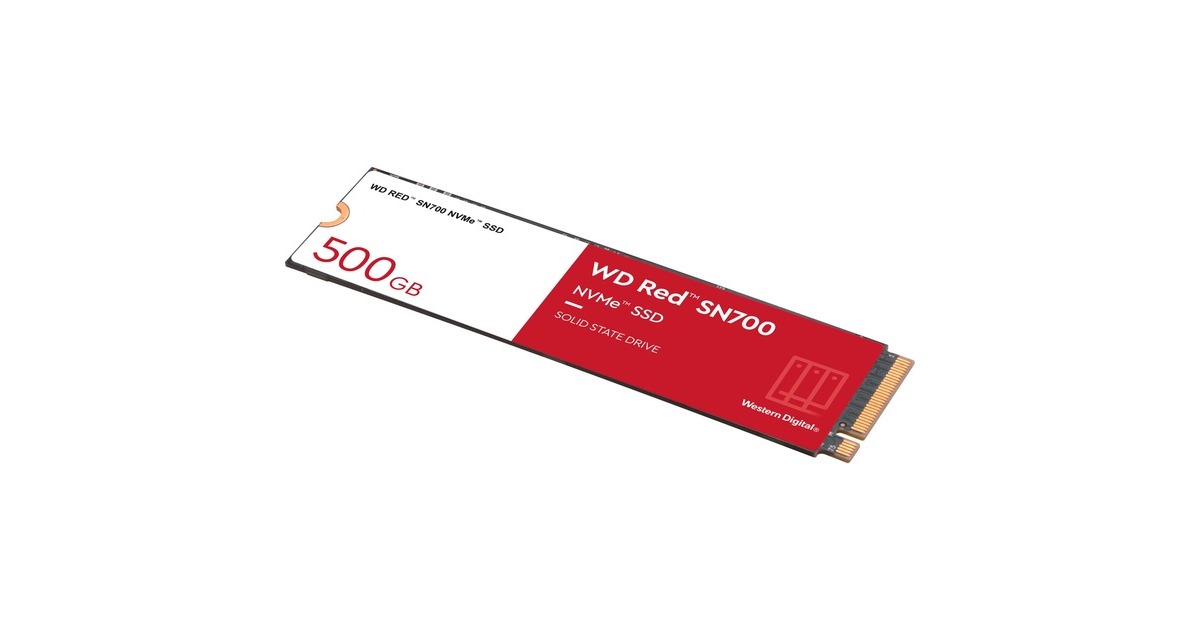 WD Red SN700 500 GB SSD WDS500G1R0C, M.2 2280 S3-M, PCIe Gen3