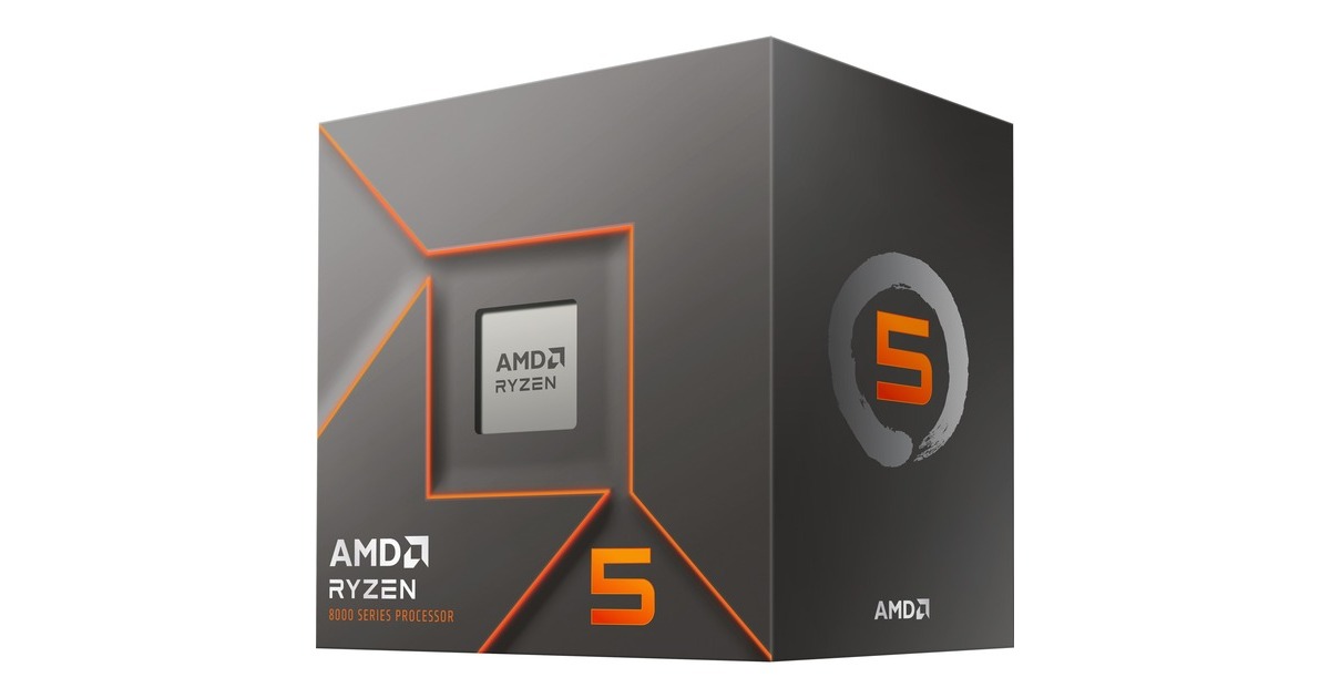 AMD Ryzen 5 8400F, 4,2 GHz (4,7 GHz Turbo Boost) socket AM5