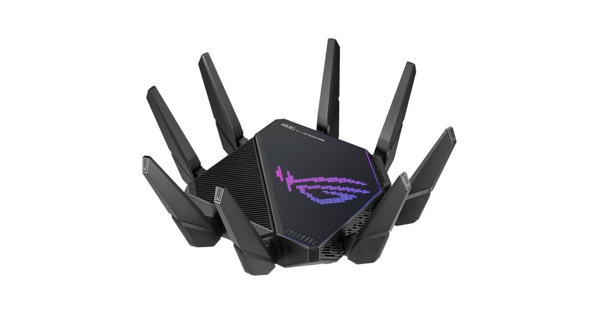 ASUS ROG Rapture GTAX11000 Pro WiFi Gaming Router Zwart