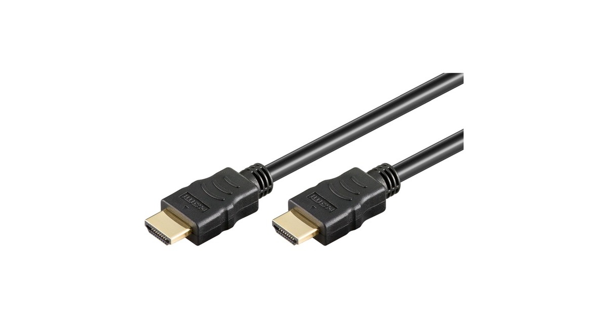 goobay High Speed 2.1 HDMI-kabel met ethernet - vergulde stekker goobay High Speed 2.1 HDMI-kabel met ethernet - vergulde stekker