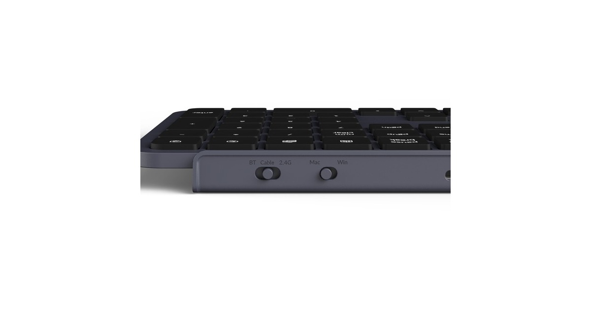 Keychron B6 Pro Ultra-Slim toetsenbord Wit, US lay-out (QWERTY), Scissor switches, 100%, ABS, 2.4 GHz | Bluetooth 5.2 | USB-C Keychron B6 Pro Ultra-Slim toetsenbord Wit, US lay-out (QWERTY), Scissor switches, 100%, ABS, 2.4 GHz | Bluetooth 5.2 | USB-C