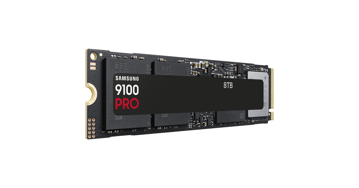 Samsung 9100 PRO 8 TB SSD MZ-VAP8T0BW, PCIe Gen 5.0 x4, NVMe 2.0
