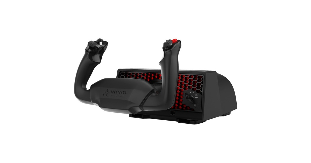 Aeronautical Alpha Flight Controls XPC gaming yoke Zwart