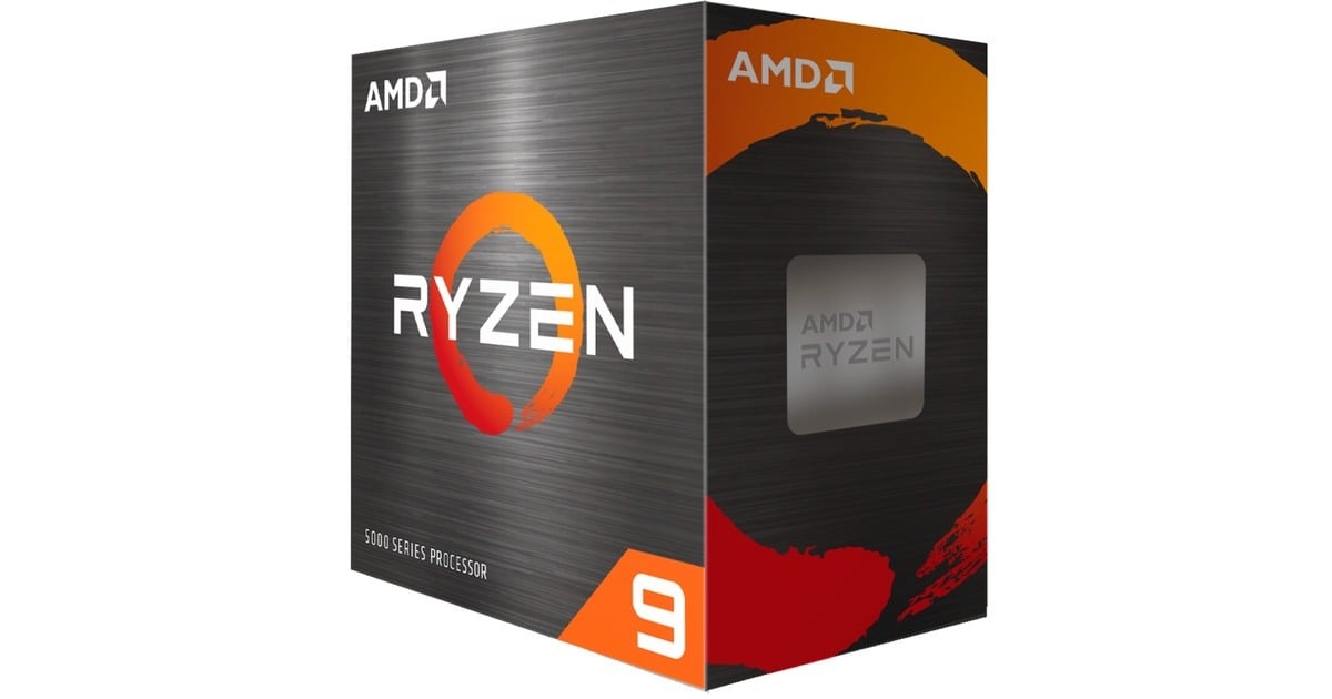AMD Ryzen 9 5950X, 3,4 GHz (4,9 GHz Turbo Boost) socket AM4 processor  Unlocked, Boxed