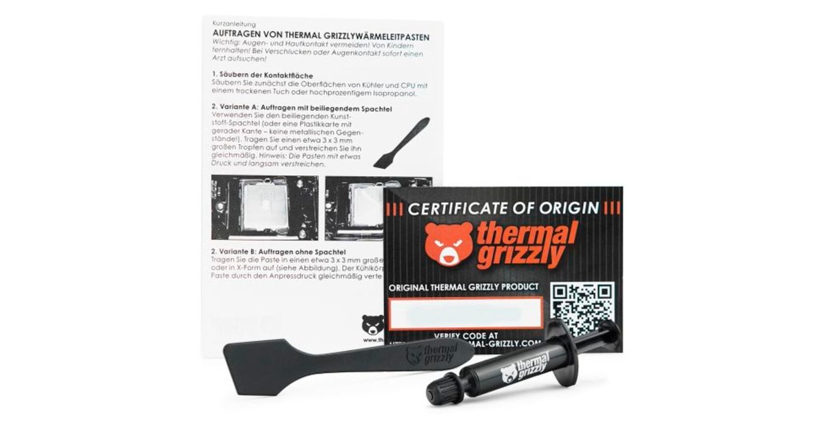 Thermal Grizzly Pasta Térmica Aeronaut, -150°C - 200°C, 26 Gramos