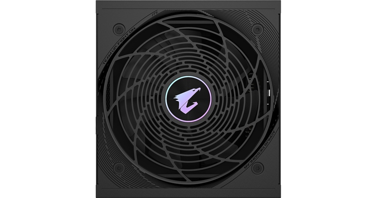 GIGABYTE GPAE1000PM PG5, 1000 Watt voeding Zwart, 6x PCIe, 1x 12VHPWR, Kabelmanagement