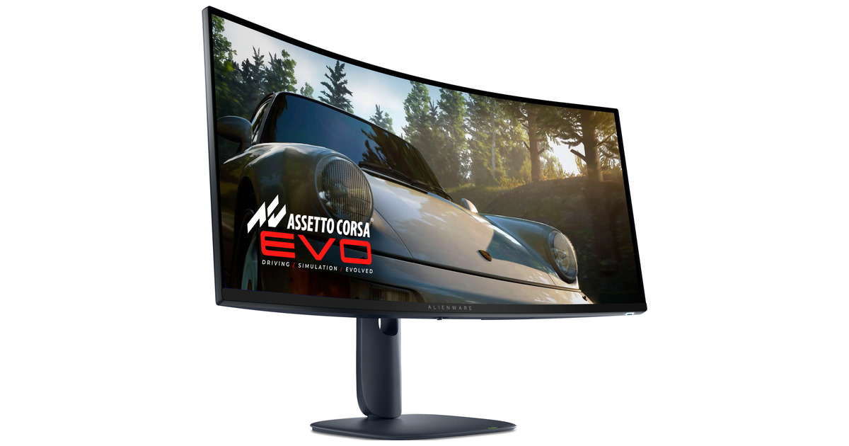 Alienware AW3425DW 34" Curved UltraWide gaming monitor Donkerblauw, 2x ...