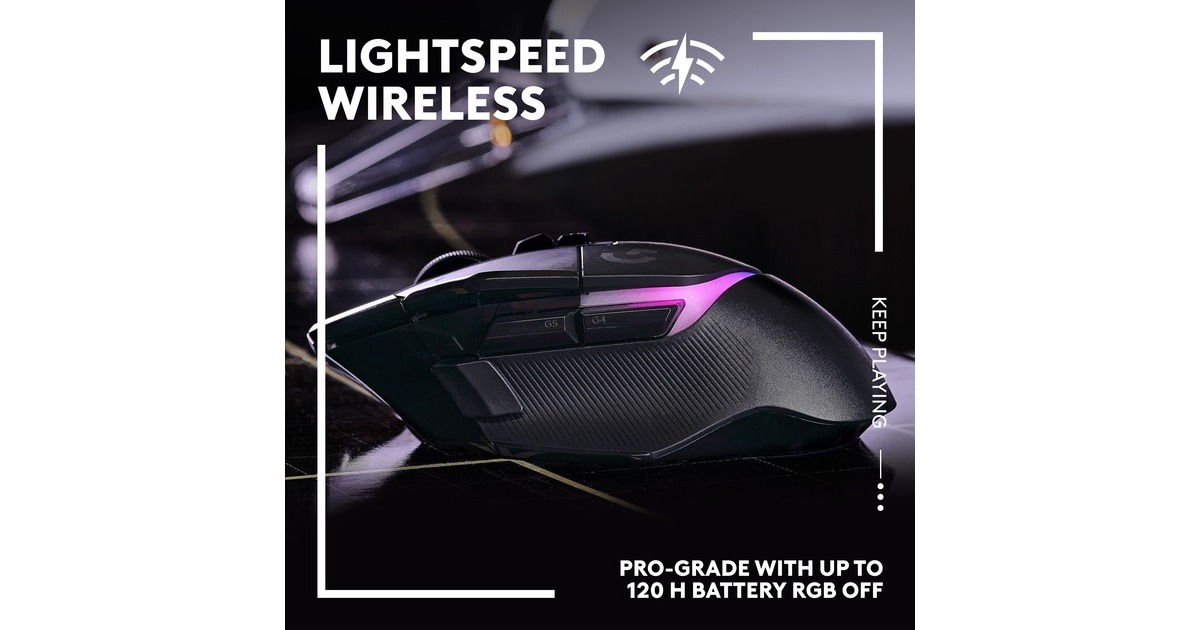 Logitech G 502 X Plus Lightspeed draadloze optische muis