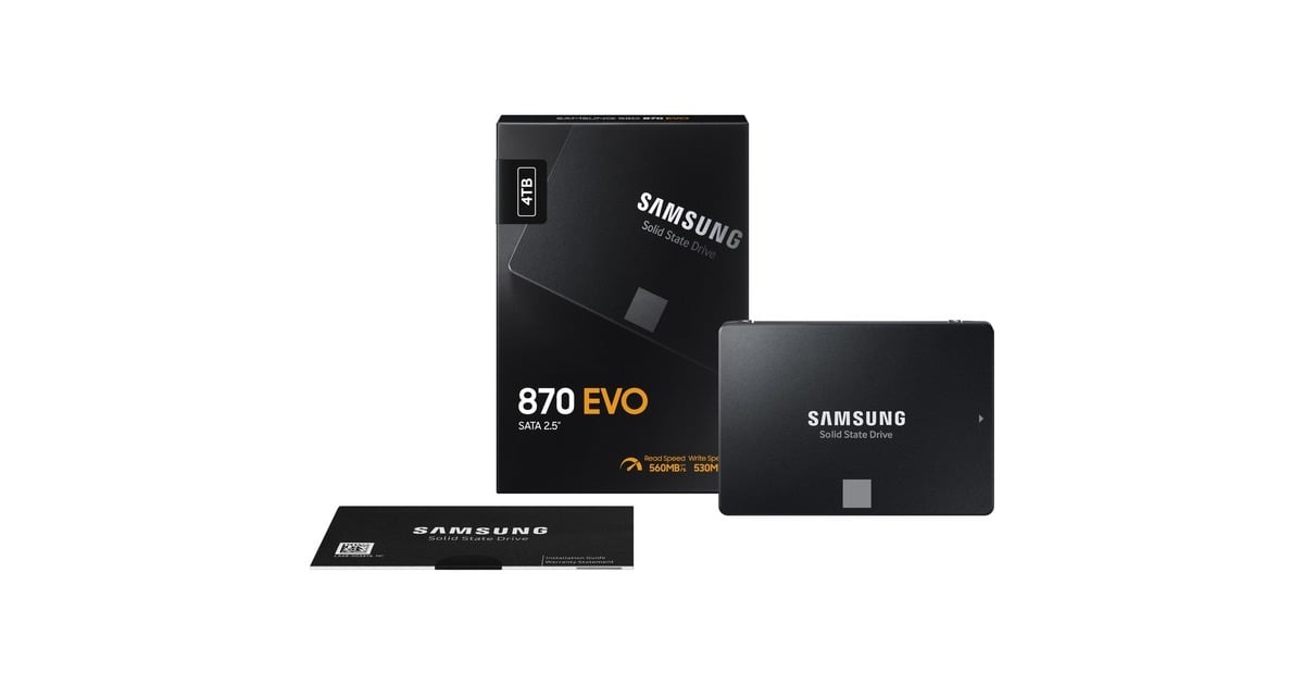内蔵型SSD Samsung 870 EVO 4TB SSD Samsung 870 EVO 4TB SSD 2,5