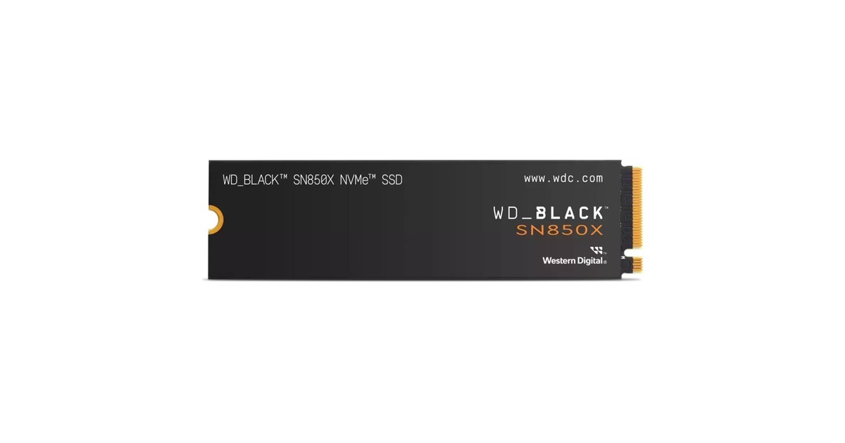 WD Black SN850X 8 TB SSD Zwart, WDS800T2X0E, PCIe 4.0 x4