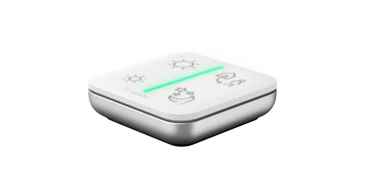 Bosch Smart Home universele schakelaar II, voor eenvoudige bediening van slimme apparaten, 4 configureerbare toetsen