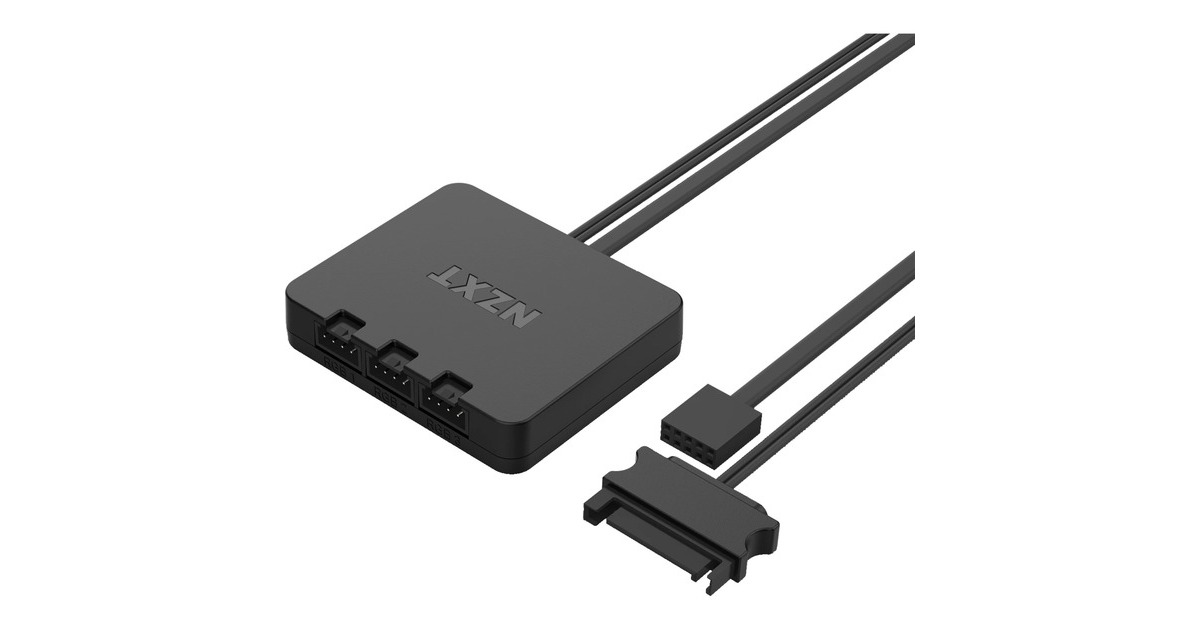 NZXT F120 RGB Core Triple Pack case fan Wit, 3 stuks, 4pins PWM fan