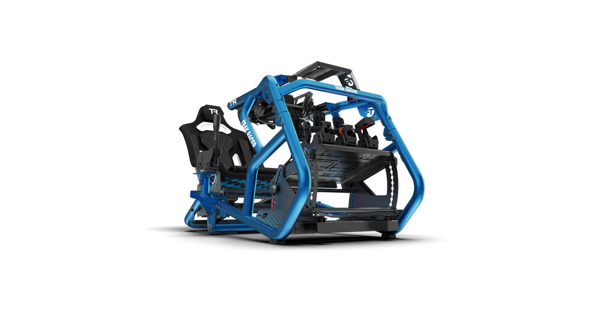 Trac Racer Alpine Trak Racer Alpine Racing TRX V2 racing simulator Blauw