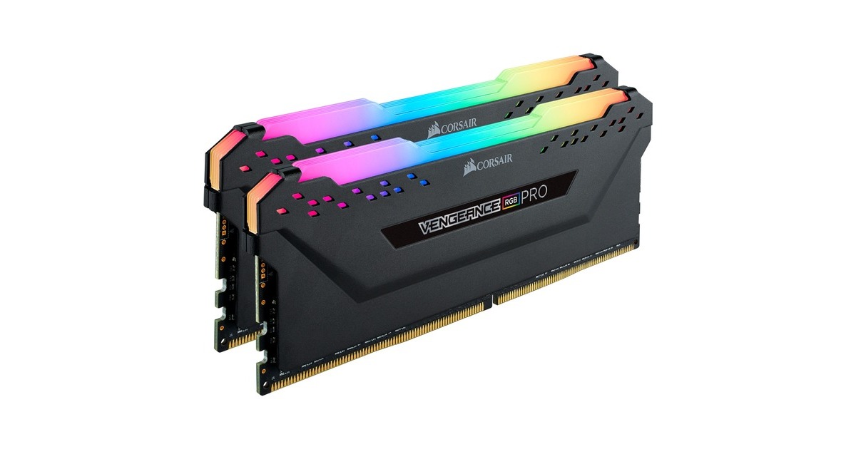 Corsair 32 GB DDR4-3200 Kit werkgeheugen Zwart, CMW32GX4M2E3200C16