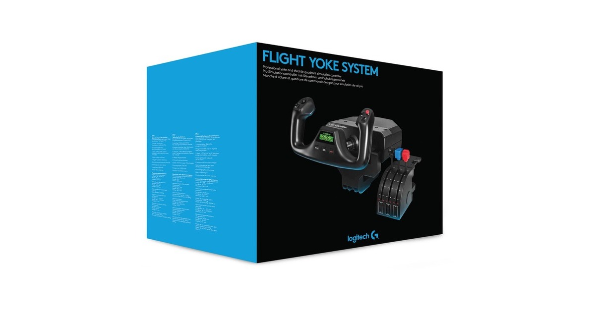 Logitech G Saitek Pro Flight Yoke gaming yoke PC, Mac