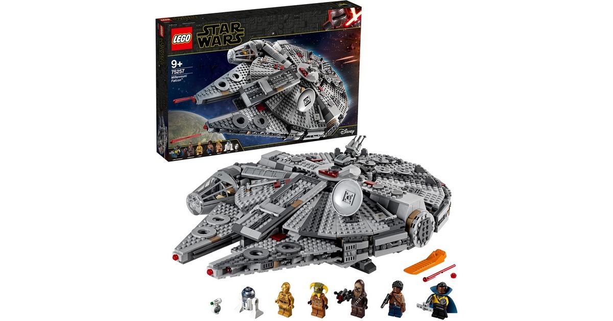 LEGO Millennium Falcon Star Wars TM (75257) Building Kit 1351 PCS Model Set