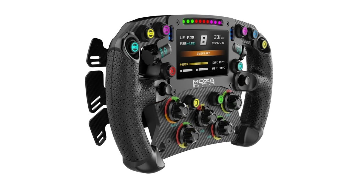 MOZA Racing FSR 2 Formula Wheel stuur add-on Zwart