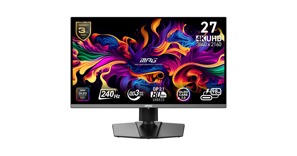 MSI MPG 272URX QD-OLED 26.5