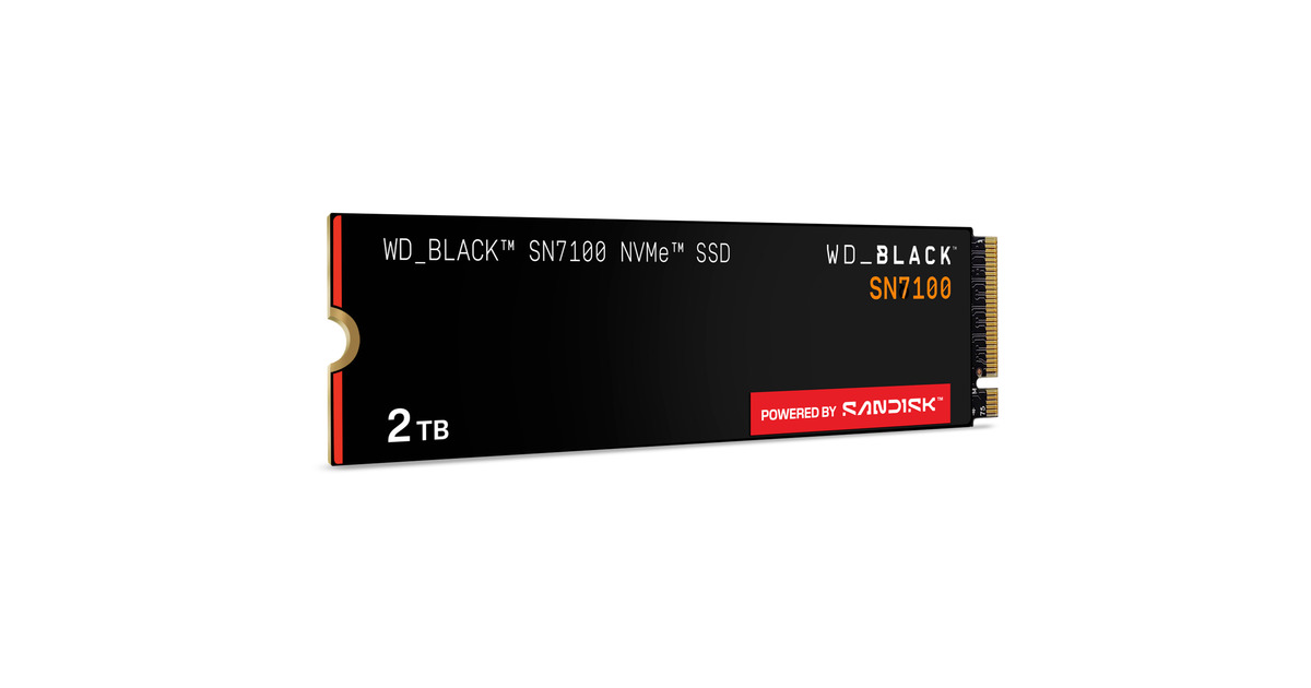 WD SN7100 2 TB SSD PCIe 4.0 x4, NVMe, M.2 2280