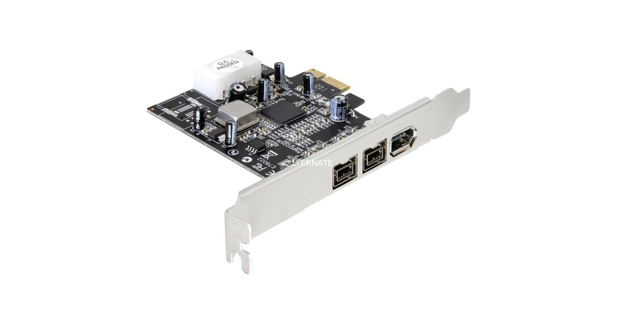 DeLOCK FireWire PCIe Card, 1xA+2xB Port controller 89153, Retail